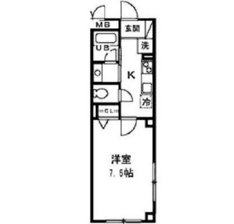 東京都文京区湯島２丁目 賃貸マンション 1K