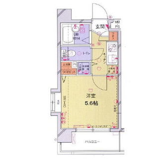 東京都文京区後楽２丁目 賃貸マンション 1K